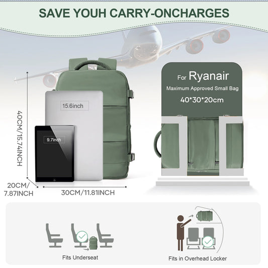 Mochila de Cabina Ryanair - Equipaje de Mano 40x30x20