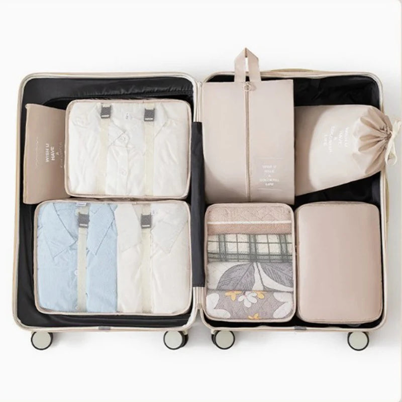 Set de 7 Cubos Organizadores - El Kit Completo para tu Maleta