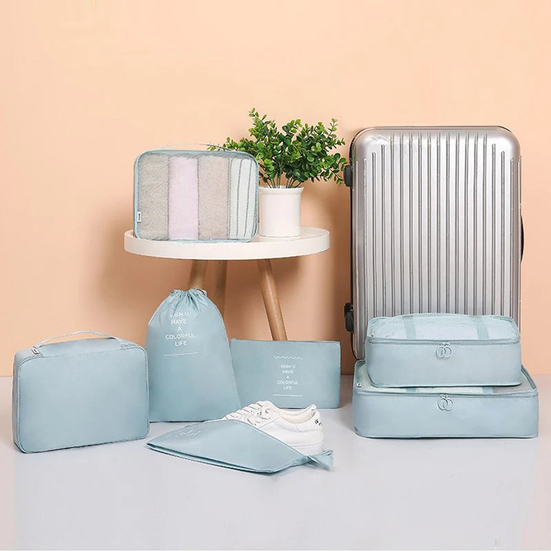 Set de 7 Cubos Organizadores - El Kit Completo para tu Maleta