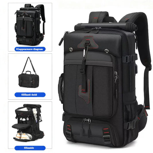 Mochila de Viaje Outdoor 60-80L - Gran Capacidad Impermeable