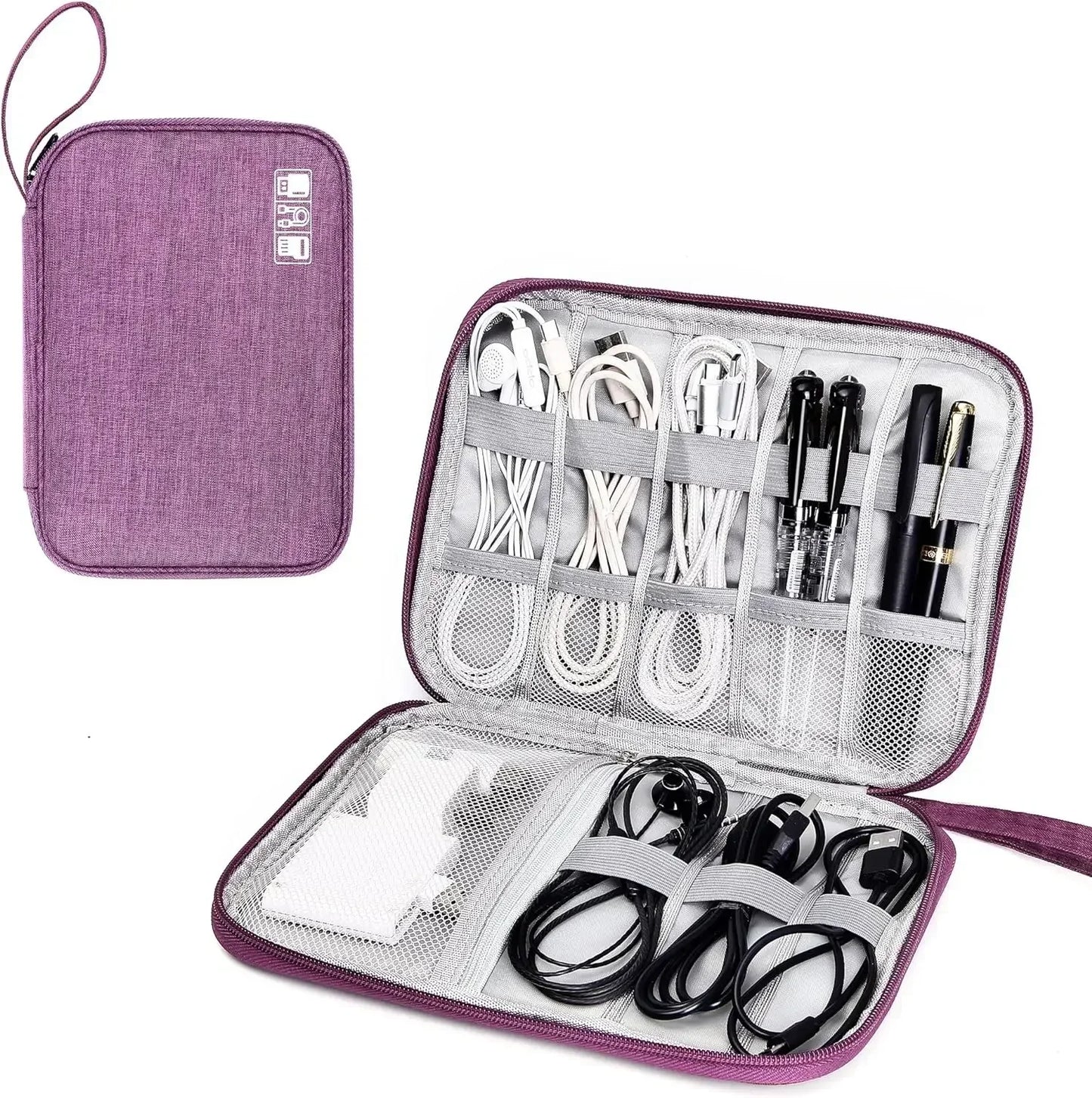 Organizador de Cables y Electrónicos para Viaje
