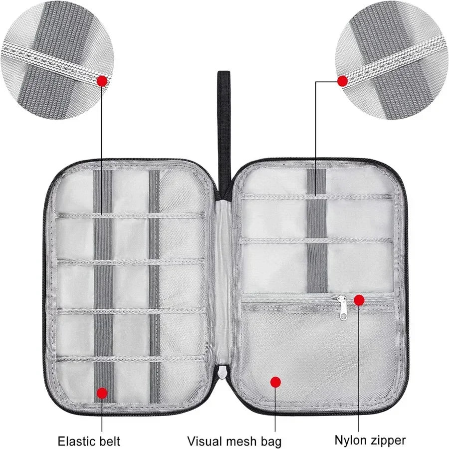Organizador de Cables y Electrónicos para Viaje