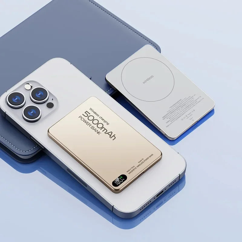 Power Bank Magnético Ultra Delgado 10000mAh - Carga Rápida 22.5W