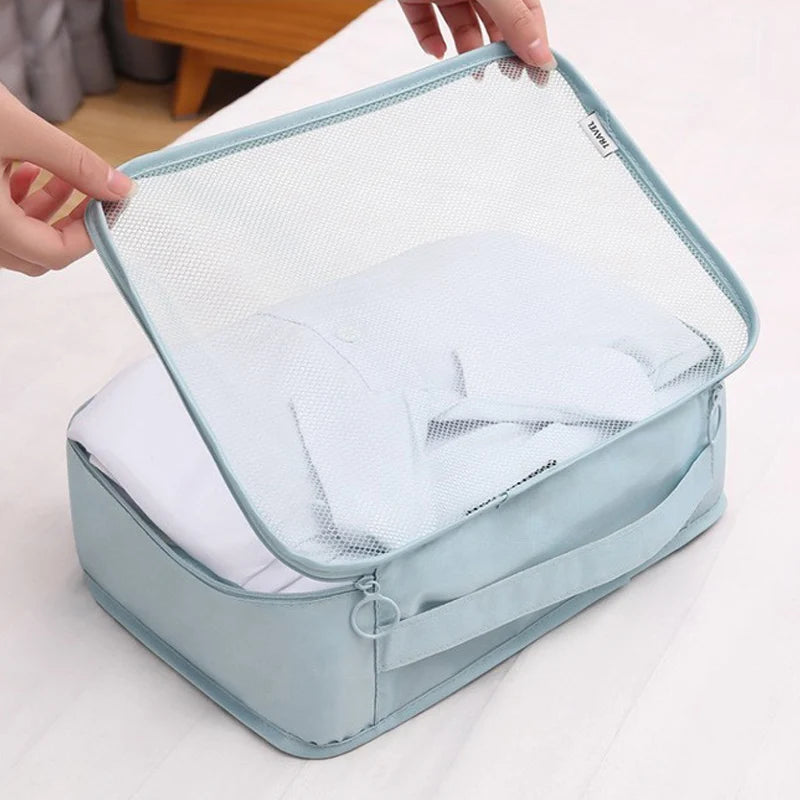 Set de 7 Cubos Organizadores - El Kit Completo para tu Maleta