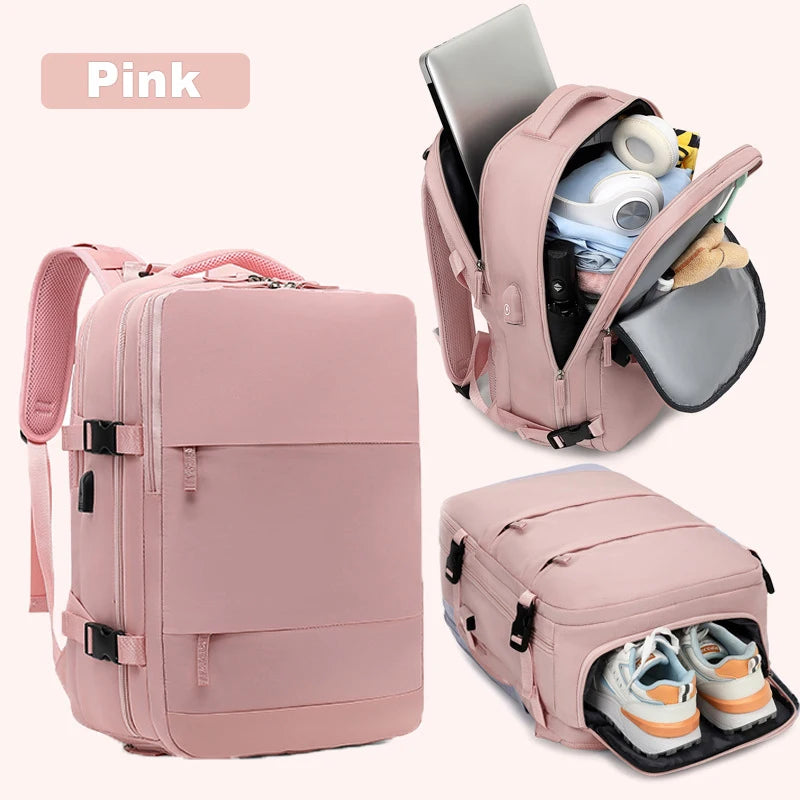 Mochila de Cabina 40x20x25 - Compartimento para Laptop