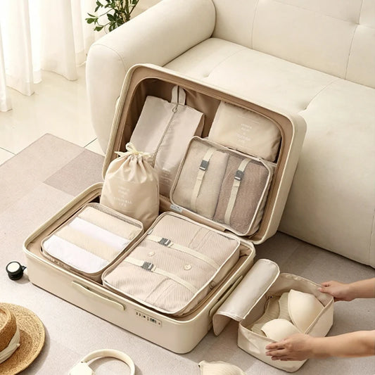 Set de 7 Cubos Organizadores - El Kit Completo para tu Maleta