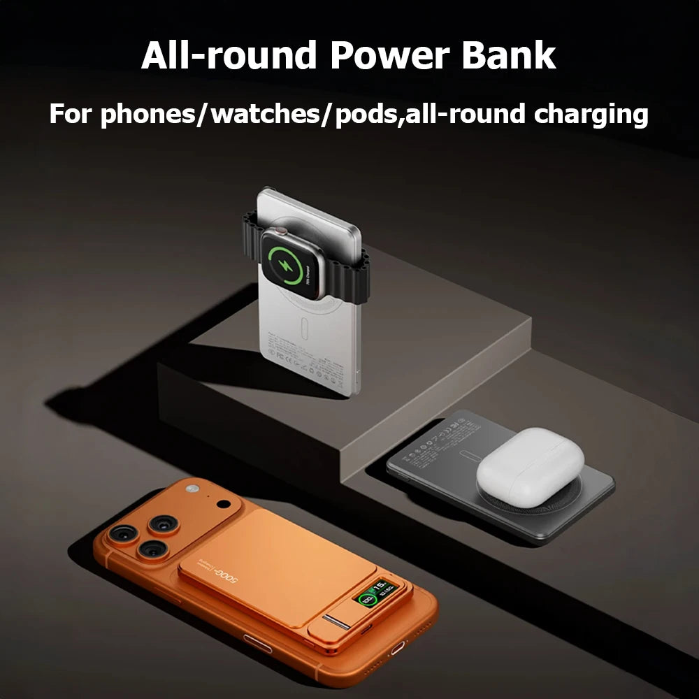 Power Bank Magnético Slim 10000mAh - Carga Inalámbrica MagSafe