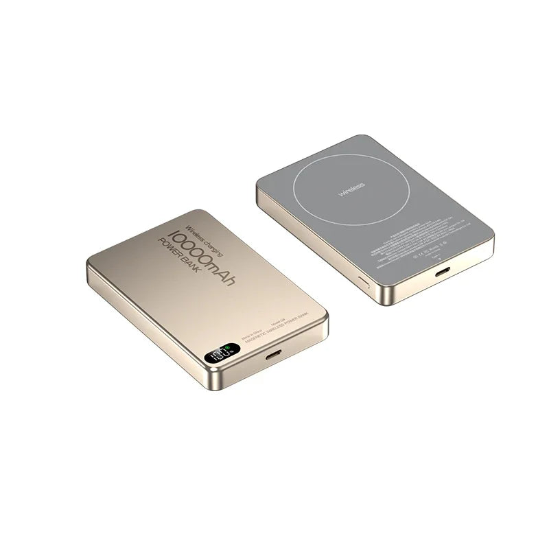 Power Bank Magnético Ultra Delgado 10000mAh - Carga Rápida 22.5W