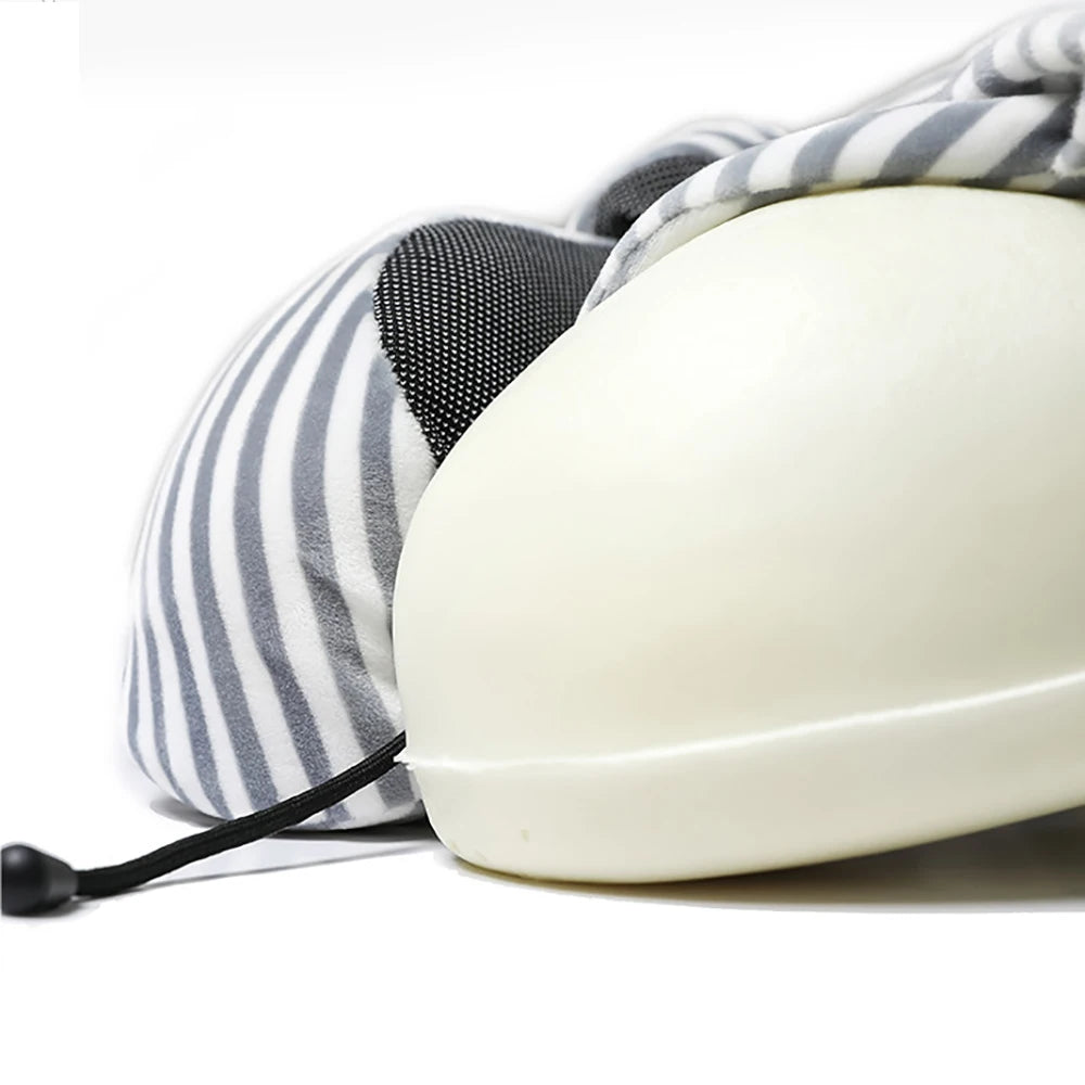 Almohada de Viaje en U - Espuma Memory Foam para Cuello