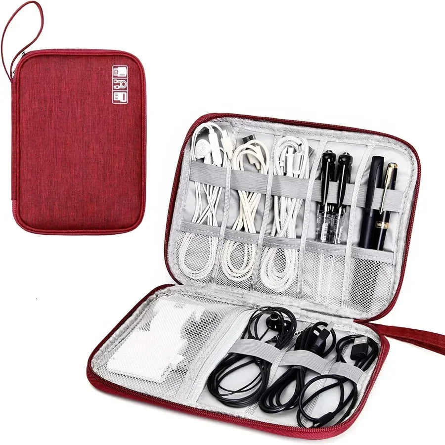 Organizador de Cables y Electrónicos para Viaje