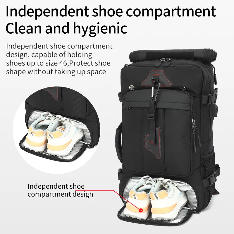 Mochila de Viaje Outdoor 60-80L - Gran Capacidad Impermeable