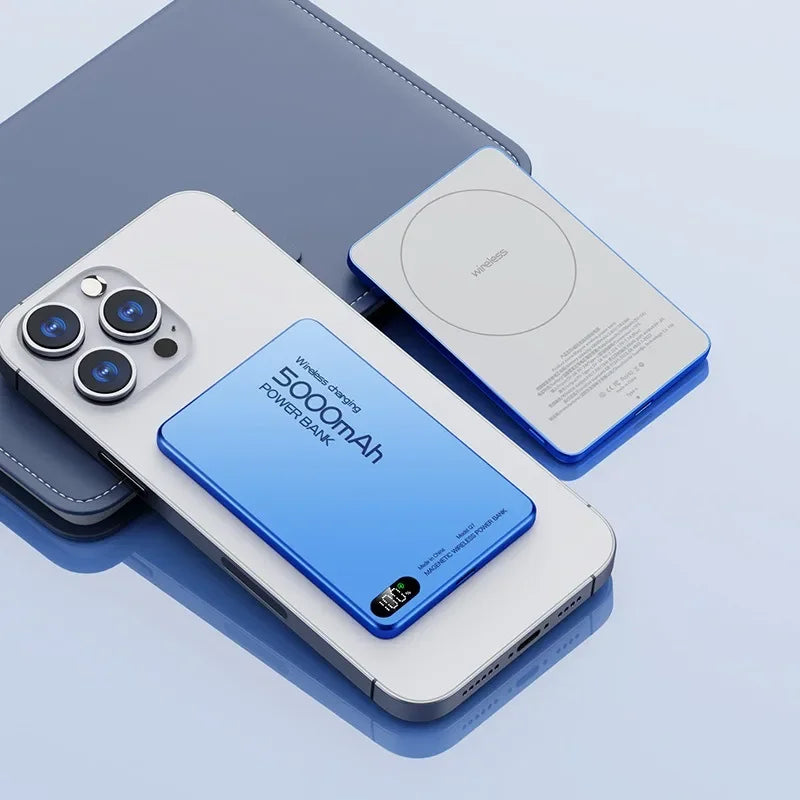Power Bank Magnético Ultra Delgado 10000mAh - Carga Rápida 22.5W