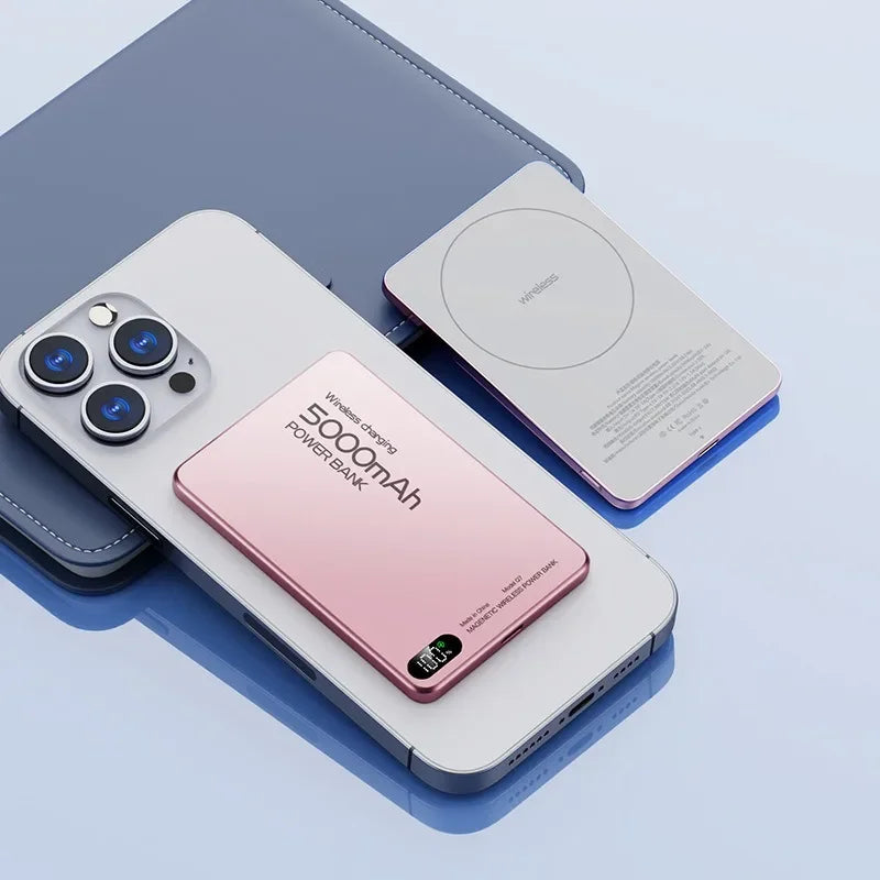 Power Bank Magnético Ultra Delgado 10000mAh - Carga Rápida 22.5W